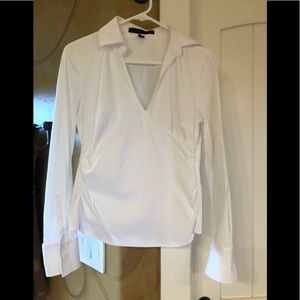 Fitted white Blouse